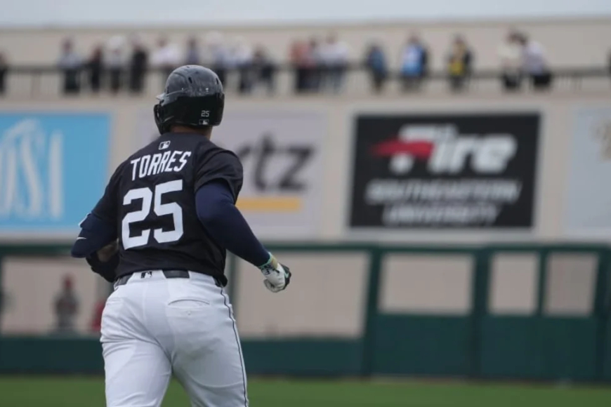 Gleyber duplicó en triunfo de Detroit