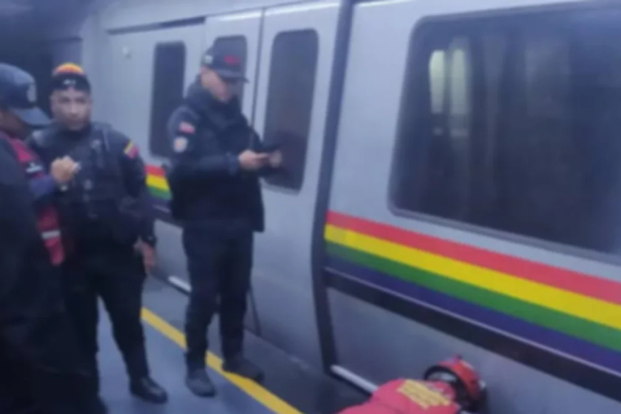 CARACAS: Vagón del Metro arrolló a un adulto mayor