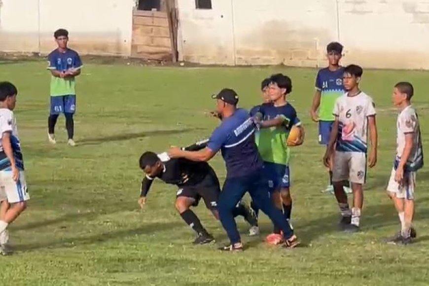 BARINAS: Entrenador agredió a un árbitro por sacarle una tarjeta amarilla