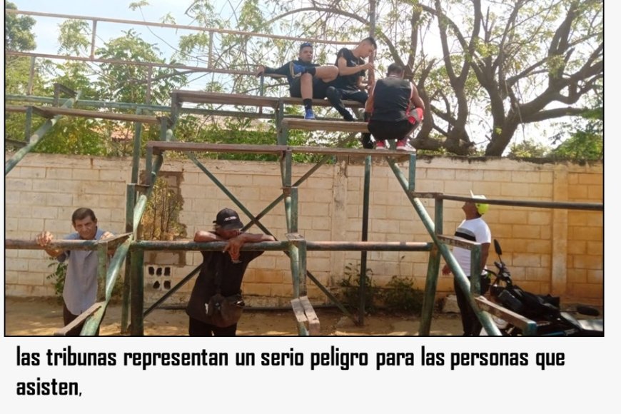 Pelotera internacional se fracturó en el estadio Tomás Morillo: no hay inaguración hoy