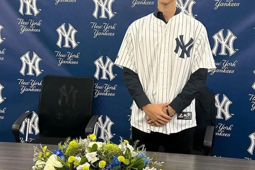 Yankees firmó a joven pitcher barines