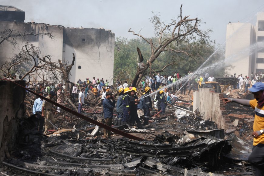 «Mayday, Mayday»: cayó un avión con 242 pasajeros en la India