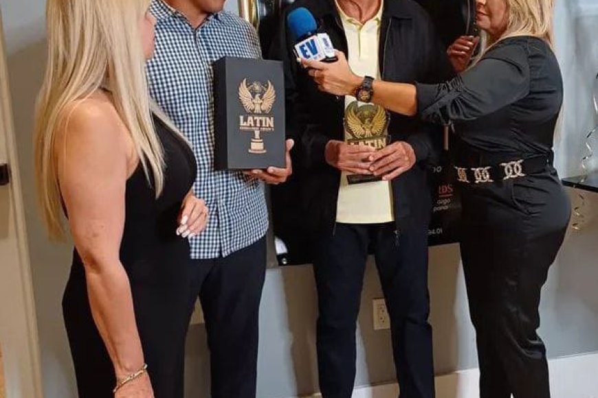 Premio Latin Excelente Award’s. para el exgrandeliga Argenis Salazar