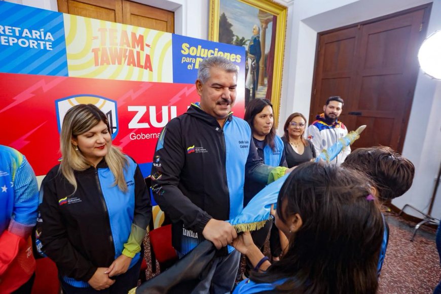 Abanderada delegación del Zulia a los Juegos Nacionales Estudiantiles