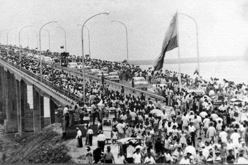 El puente sobre el Lago Rafael Urdaneta