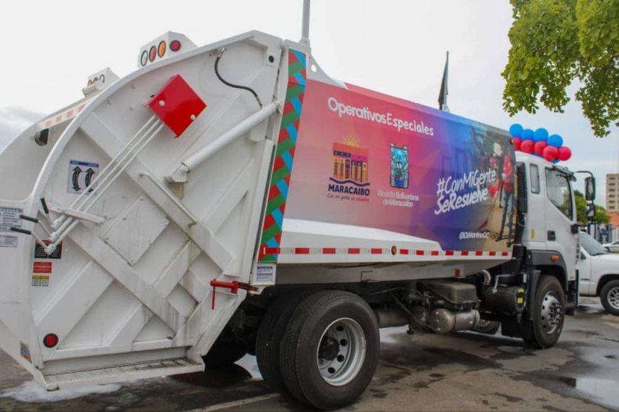 «Di Martino: “Antes de la Feria llegarán otros 70 camiones para recoger la basura en Maracaibo»