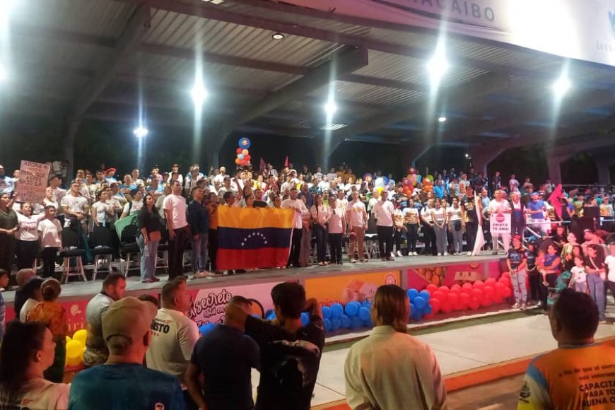 Maracaibo rugió con voces de fe y esperanza por la paz