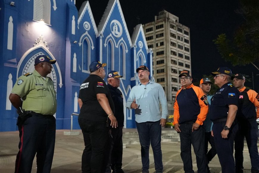 Gobernador Caldera evaluó daños: Activo sistema nacional de gestión de riesgos tras los sismos