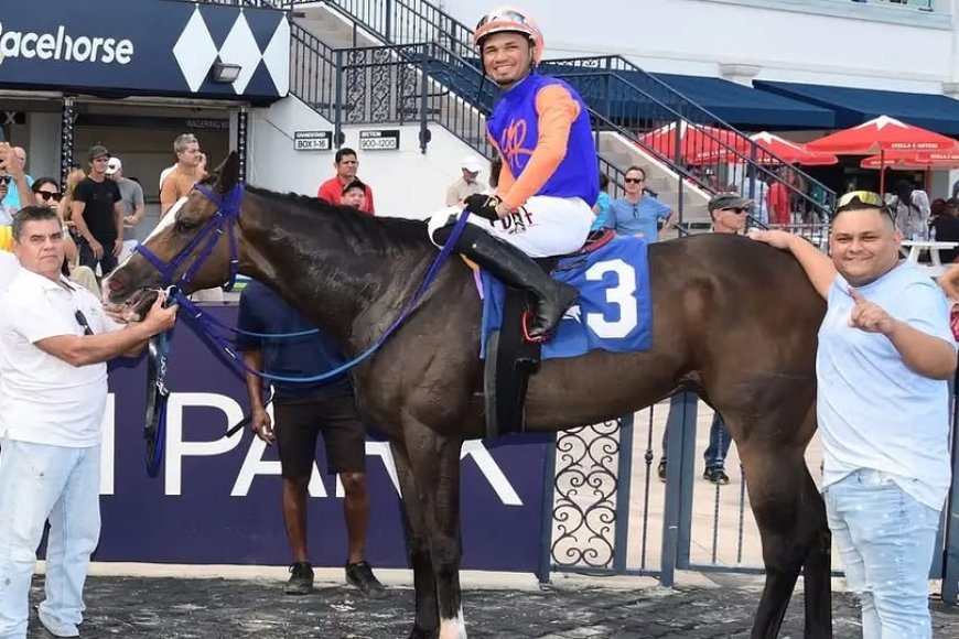Trainner venezolano Eduardo Luces ganó su primera carrera en USA