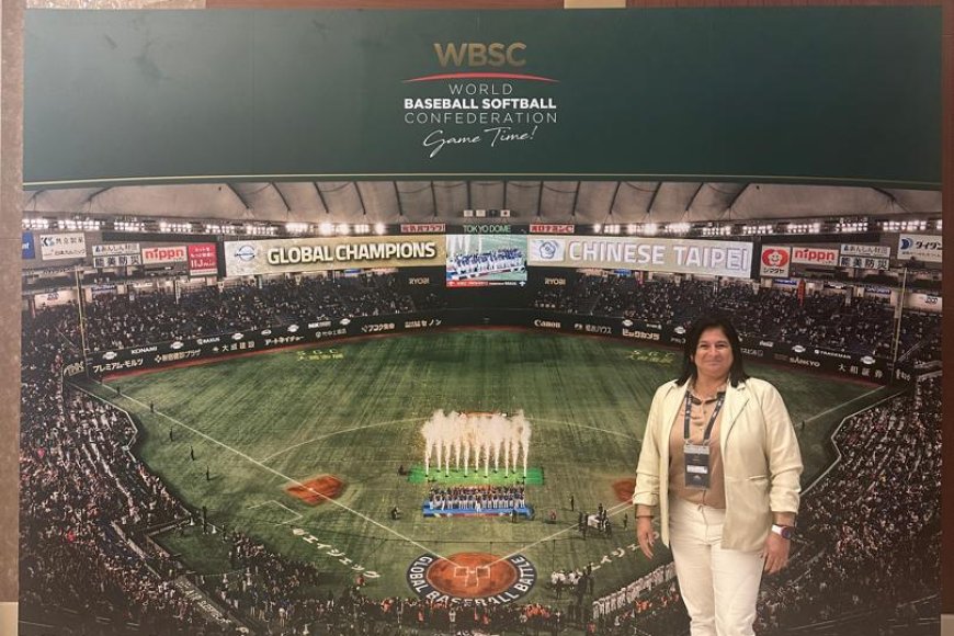 Venezolana Aracelis León, ahora directiva de la Confederación Mundial de Beisbol y Softbol (WBSC)