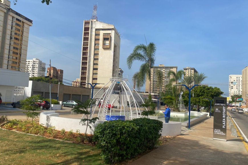 Plaza Rotary recuperada por la Alcaldía de Maracaibo incluye wifi