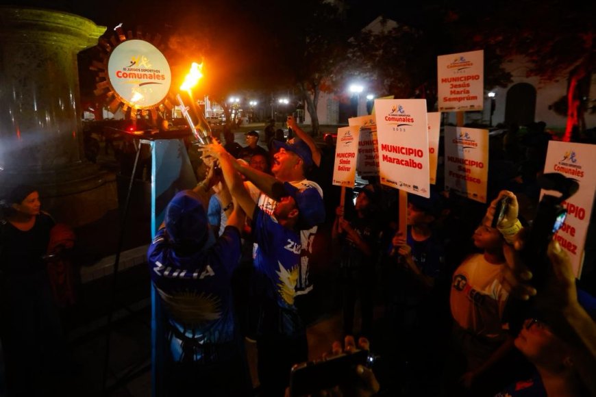 Zulia recibió el Fuego Patrio rumbo a los Judenacom 2025