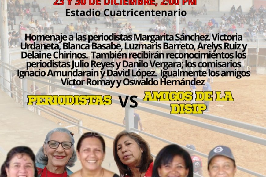 Otra confrontación de fin de año entre Periodistas y Amigos de la Disip