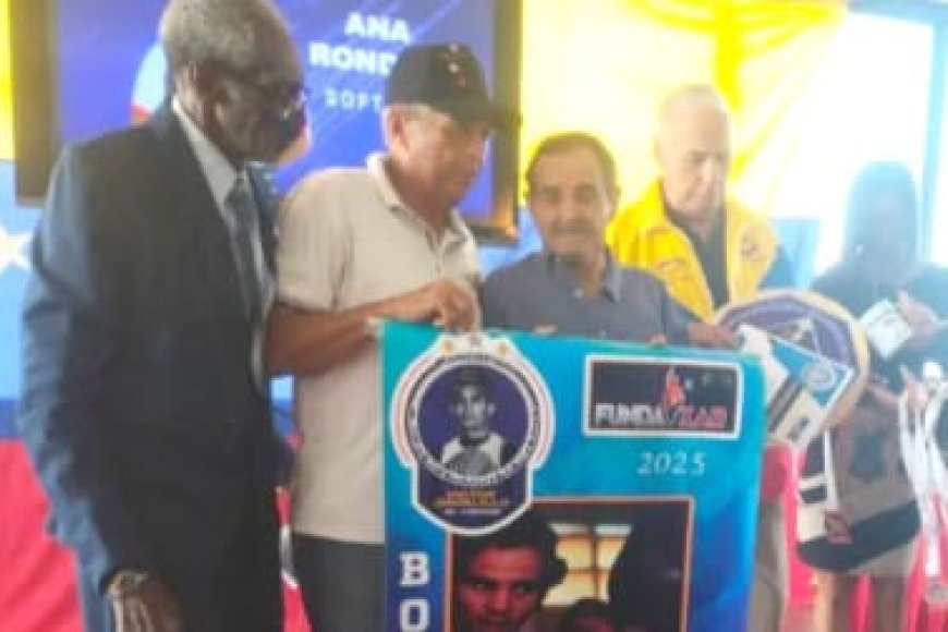 El Tricampeón recibió reconocimiento de Glorias Deportivas de Cabimas