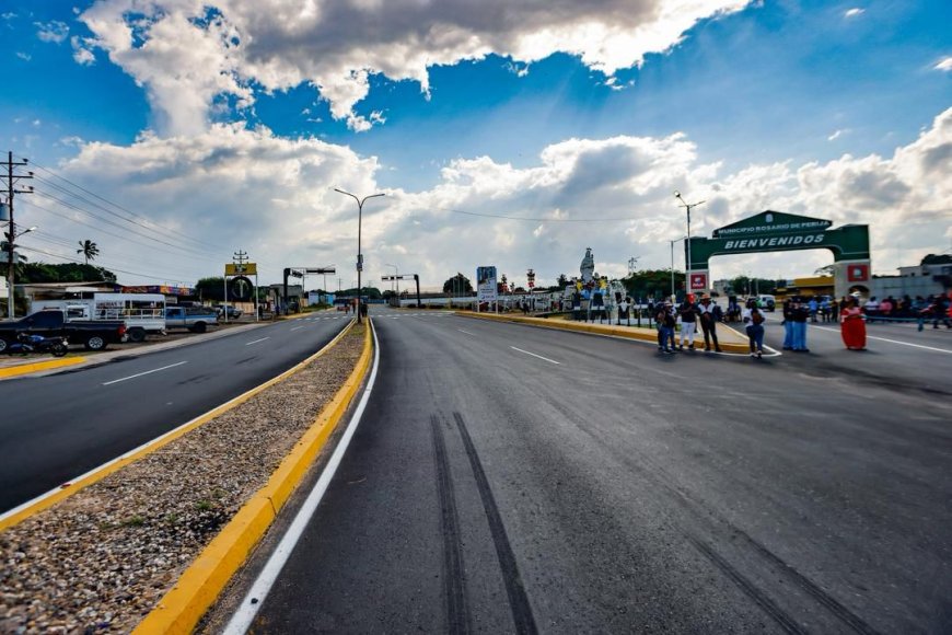 Luis Caldera entregó 6 kilómetros de vialidad rehabilitada en la Villa del Rosario