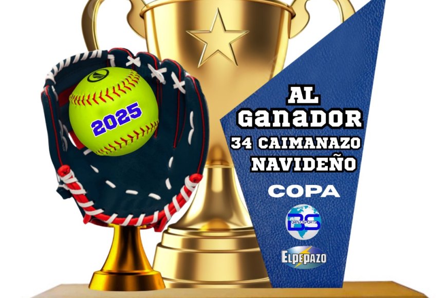 Una joya de trofeo se disputará en el Caimanazo Navideño de Softbol 2025