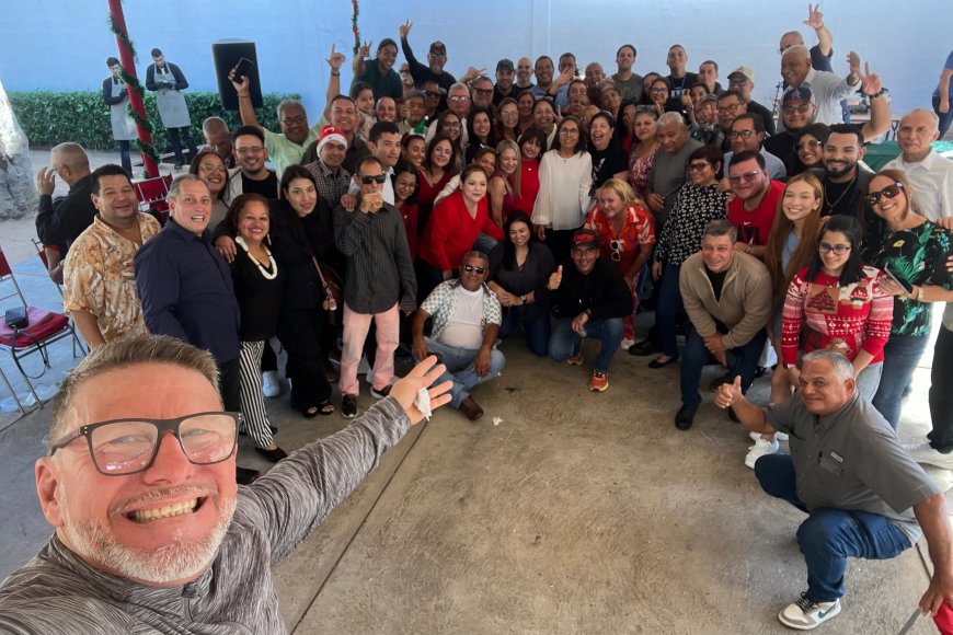 El compartir navideño del Alcalde Giancarlo Di Martino con los periodistas