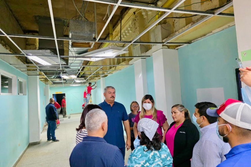 Luis Caldera inicia 2026 con supervisión y arranque de obras en el Hospital de Niños de Maracaibo