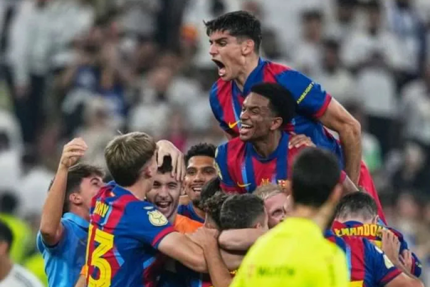Rapinha con dos petardos le dio la Supercopa al Barcelona