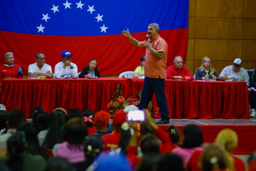 Gobernador Luis Caldera activó gabinete territorial en Lagunillas para priorizar obras