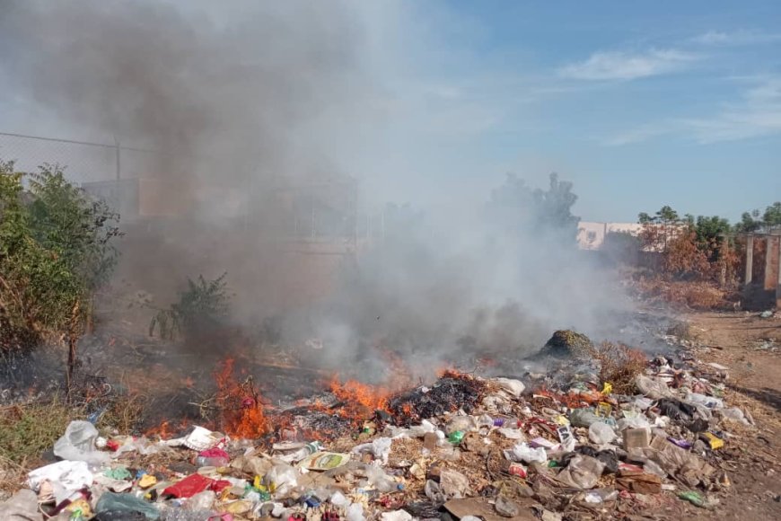 FRANCISCO E. BUSTAMANTE: Quema de basurero en sector «Ancón Bajo» afectó más de 400 casas