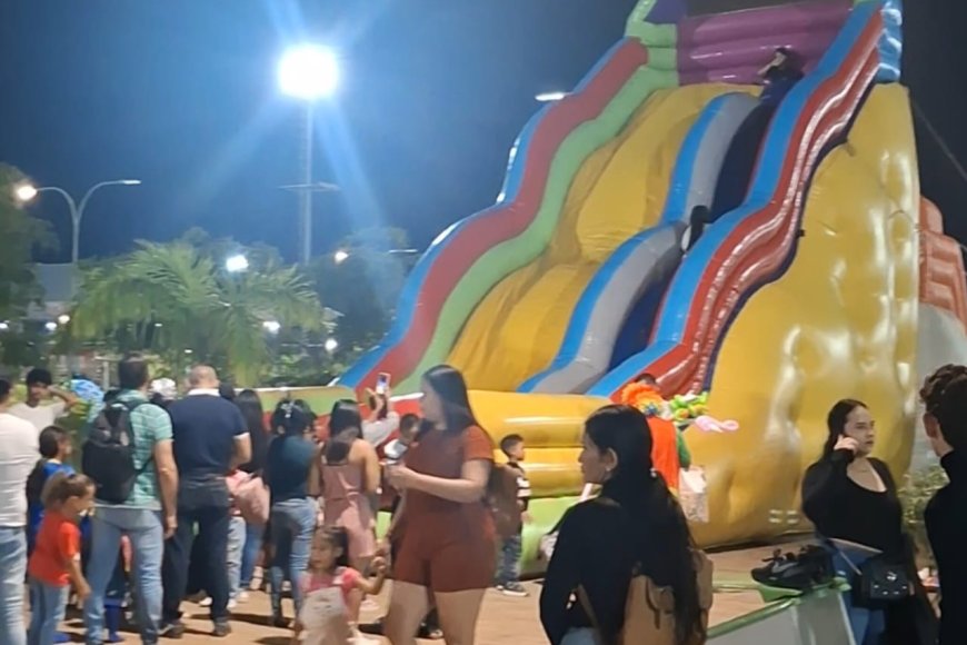 Velada espectacular en el Parque Ana María Campos