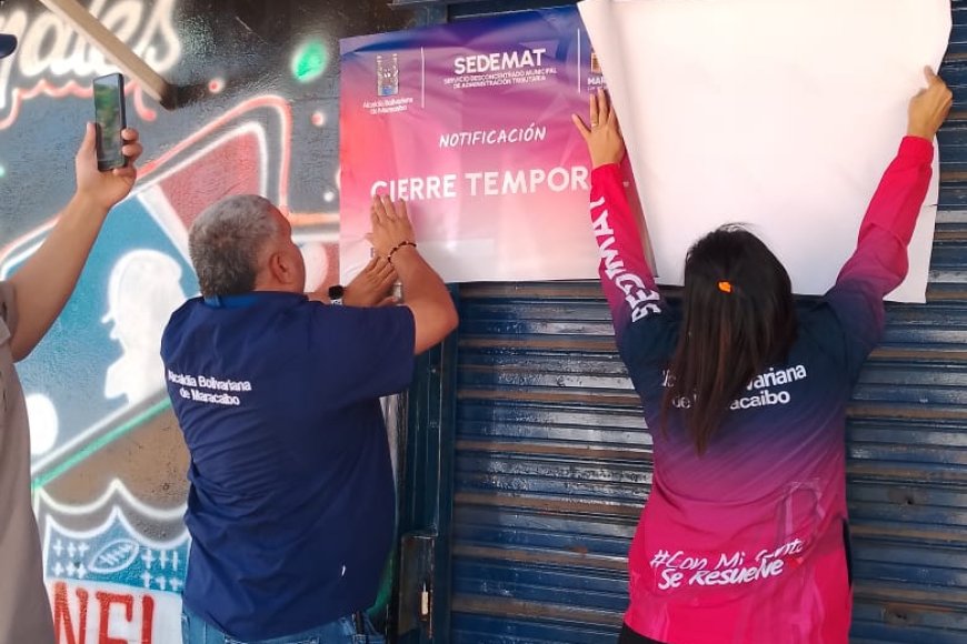 Reiteradas denuncias Alcaldía de Maracaibo cerró temporalmente expendio de licores «Pa’ Que el Papa»