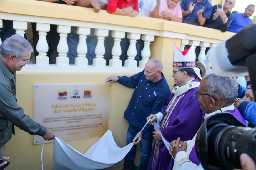 Al restaurar la Iglesia Medalla de La Milagrosa se honra la historia y fe de un pueblo