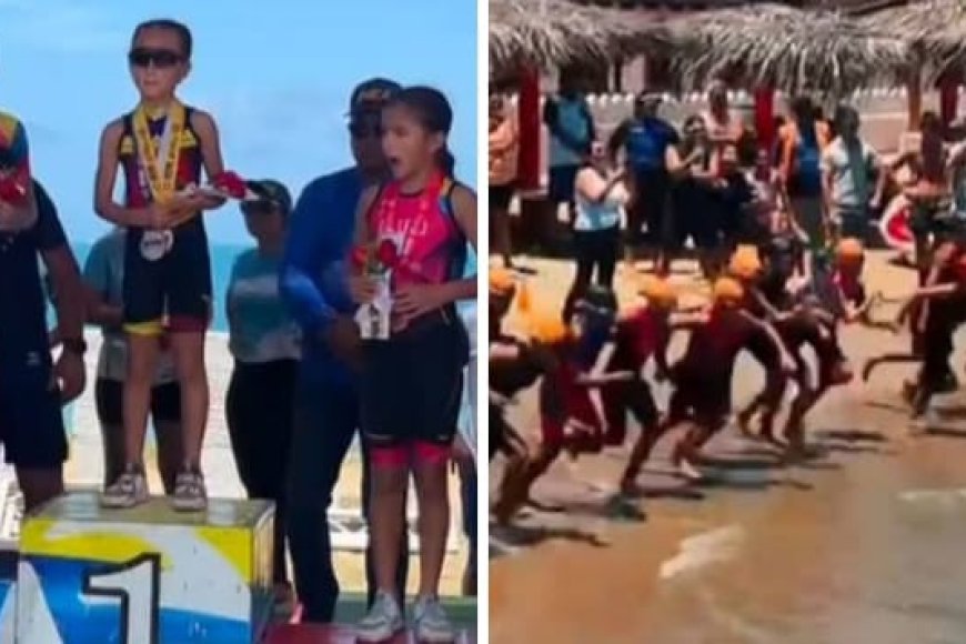 Barinesa en representación de Carabobo campeona nacional de triatlón