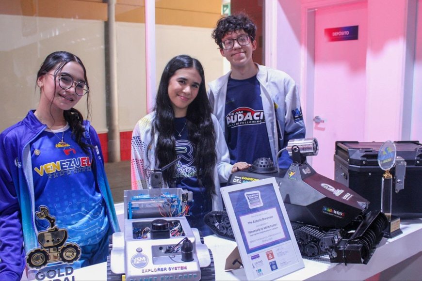 Medallistas del colegio Salto Ángel: “Hemos demostrado conocimiento y capacidad de innovación”
