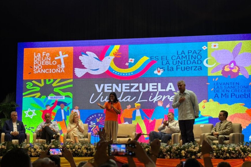 Presidenta (E) Delcy Rodríguez: Me pongo al frente con el gobernador para resolver los problemas del Zulia
