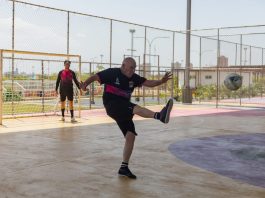 Alcalde Di Martino debutó con gol en los Juegos Interdependencias