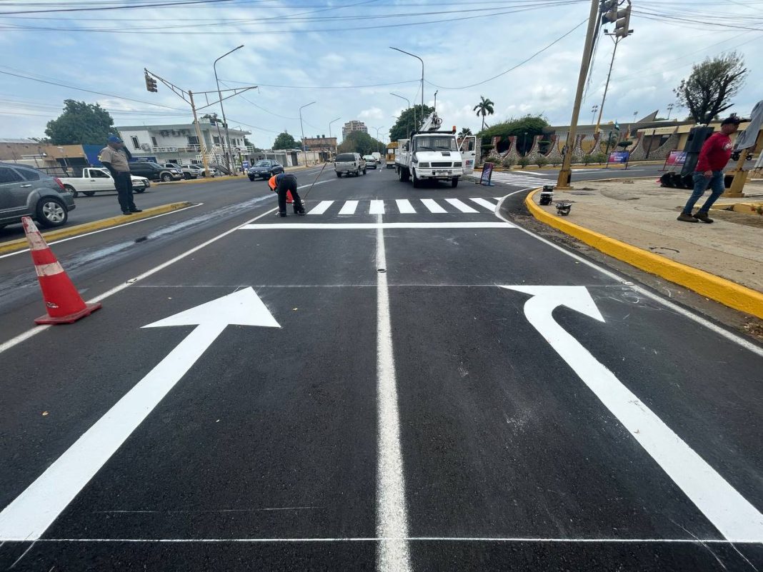 MARACAIBO: Refuerzan plan de demarcación en corredores y calles principales