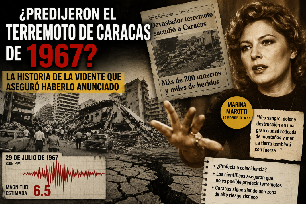 ¿Predijeron el terremoto de Caracas de 1967? La historia de la vidente que aseguró haberlo anunciado