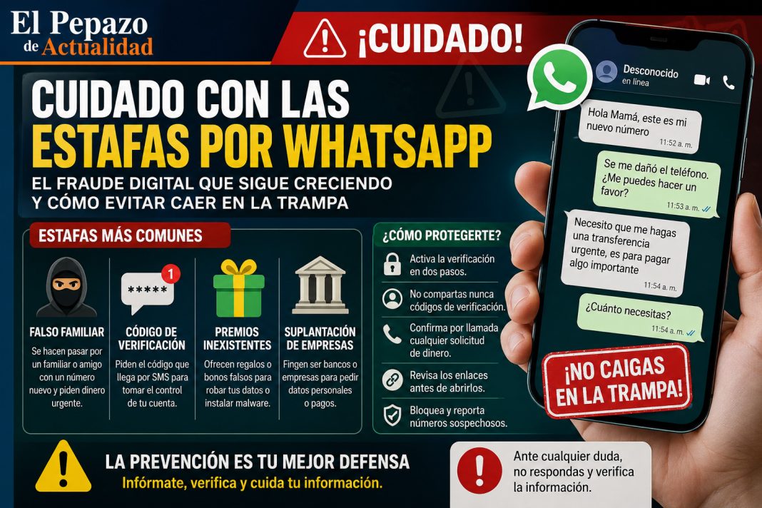 Cuidado con las estafas por WhatsApp: el fraude digital que sigue creciendo y cómo evitar caer en la trampa