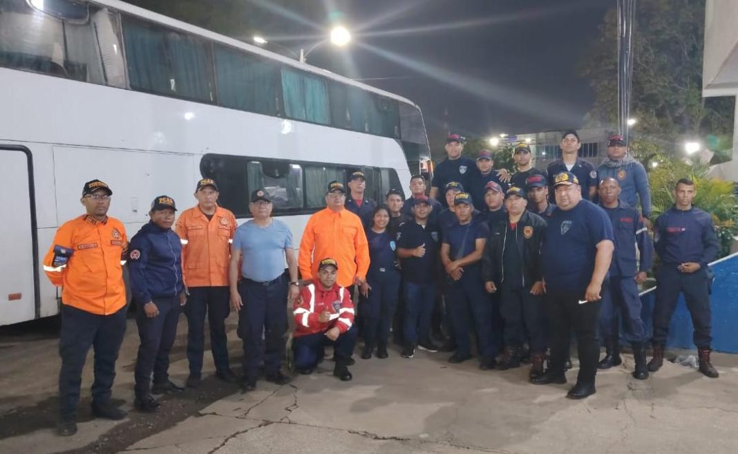 ¡Solidaridad total! Di Martino: Equipo de Protección Civil Maracaibo viajó a Caracas para apoyar contingencia por terremotos