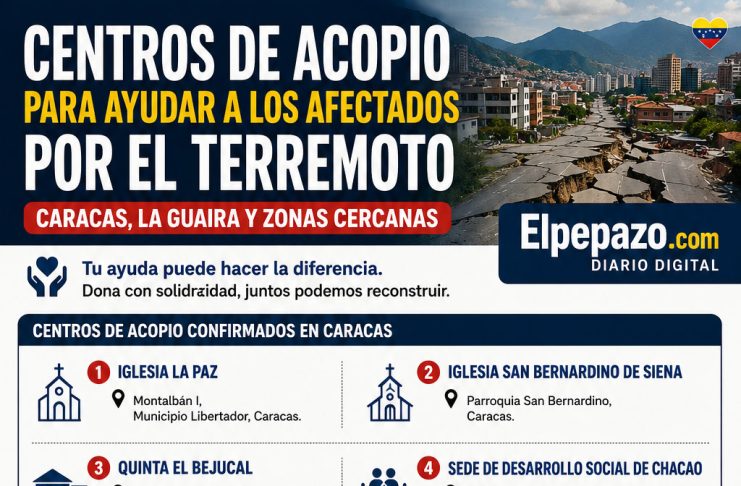 Centros de acopio para Venezuela