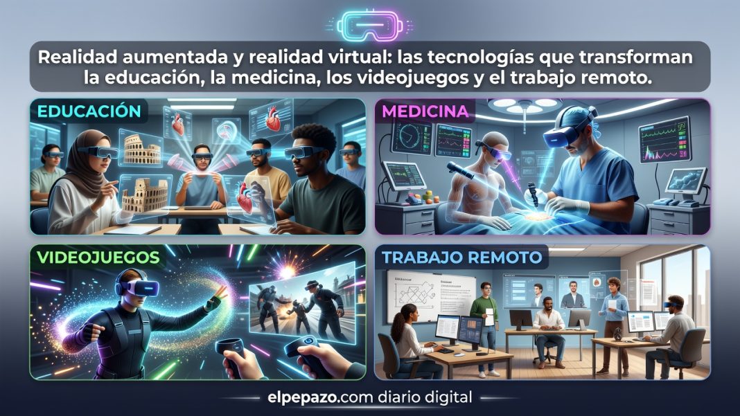 Realidad aumentada y realidad virtual: las tecnologías que transforman la educación, la medicina, los videojuegos y el trabajo remoto