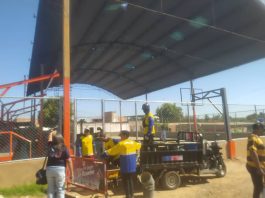 Alcaldía de Maracaibo avanza en el rescate de otras tres canchas deportivas de usos múltiples