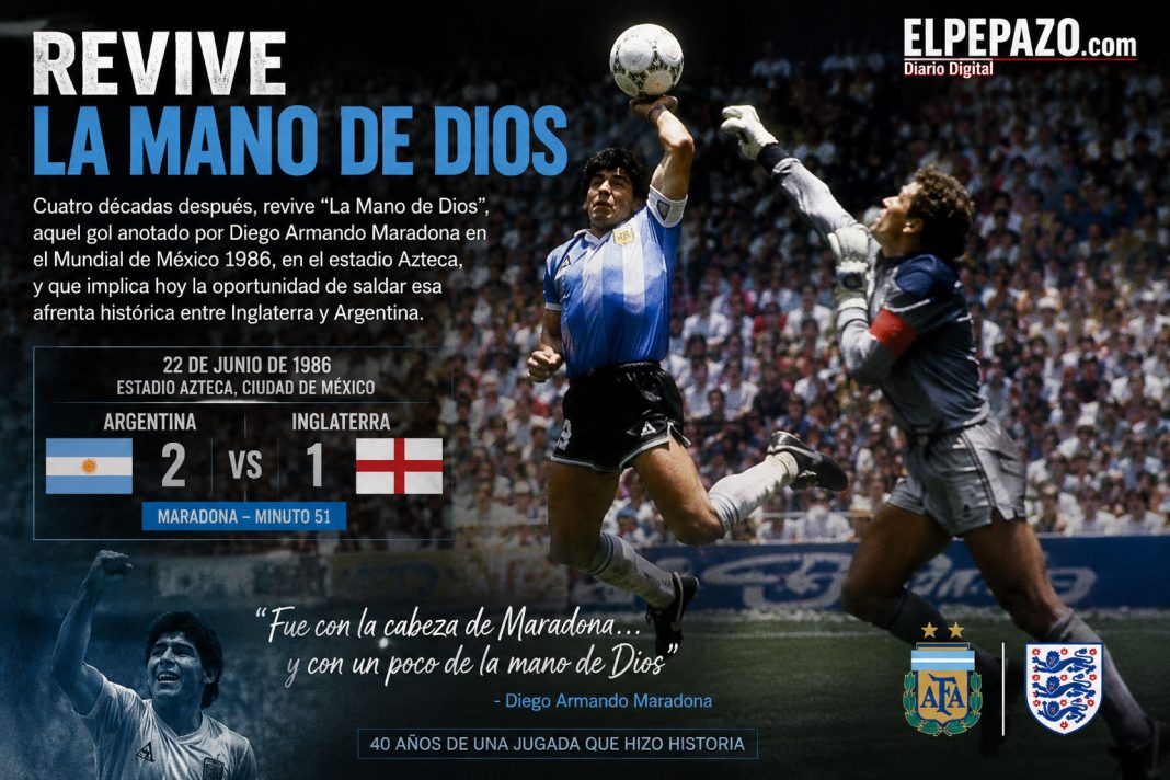 Revive el gol de Maradona