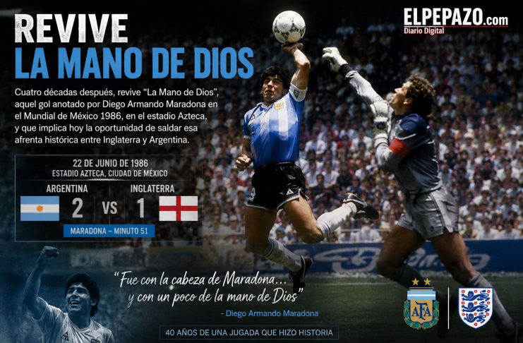 Revive el gol de Maradona