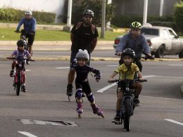 La Ciclovía: epicentro deportivo dominical
