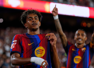 Raphinha y Lamine guiron triunfo del Barcelona