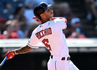 Rocchio fenomenal e histórico: Grand slam y después jonrón que dejó en el campo a Detroit