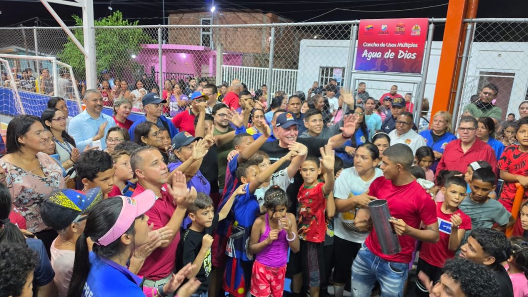 Parroquia Cacique Mara: Alcalde Di Martino «Por esta juventud recuperamos canchas abandonadas como la ‘de Agua de Dios'»