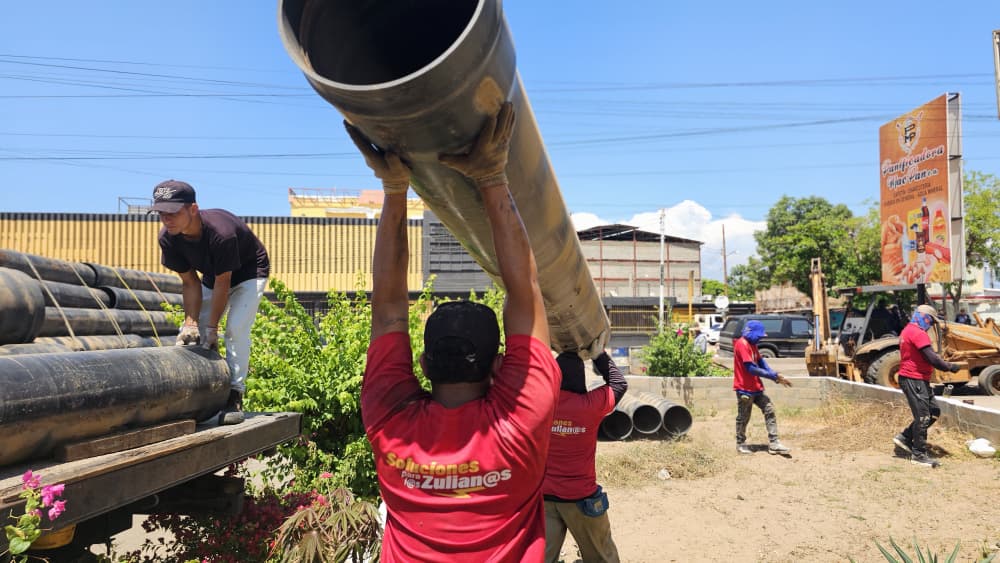 Hidroven inicia sustitución de 500 metros de colector en Maracaibo