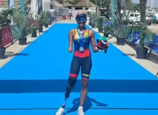 Copa del Mundo de Paratriatlón: venezolana Emma Rodríguez campeona