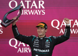 Russell cerró con broche de oro: Ganó el GP de Azerbaiyán