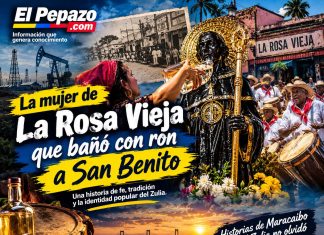 La mujer de La Rosa Vieja que bañó con ron a San Benito La mujer que bañó a San Benito