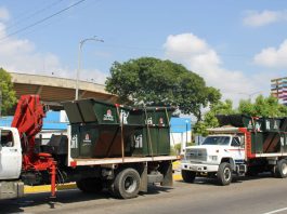 Alcaldía entregó a la ciudad 20 nuevos contenedores para la basura